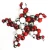 Import new handmade star shape plastic molded outdoor crafts Christmas decorations from China