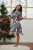 Import New O-Neck High Waist Plaid Print Long Sleeve A-line Skirt Christmas Dress from China