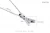 Import New Product Fine Letter Necklace Stainless Steel Ladies Necklace With Diamond from China
