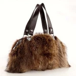 New Product Genuine Women's Cow Leather Bag Satchels Covered with Fur Competitive Price Fur Bag