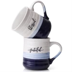 New Style Modern Custom Gift Ceramic Tea Mug Coffee Cup for Home Office