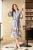 Import New Women Summer Luxurious Middle Sleeve Silk Nightgown from Hong Kong
