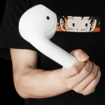 Newest Design Earphone Shape Giant Speaker Wireless Portable Speaker Gift Support TF Card USB FM Radio