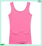 Newest style top quality cotton womens sports tank top wholesale