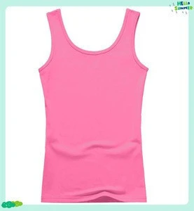 Newest style top quality cotton womens sports tank top wholesale