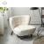 Import Nordic single sofa living room retro lounge chair light luxury white wool fleece design sofa chair furniture from China