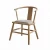 Import Nordic Teak  Rattan Velvet Wooden Leisure Armrest Dining  Chair for Hotel from China