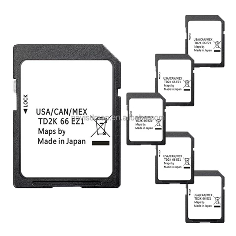 North America 100% Real Capacity Memory Card 8GB 16GB For Mazda EZ1 Navigation Sd Card