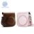 Import ODM camera messenger bag for fujifilm instax mini 25 camera plain color with photo accessory pocket brown color from China