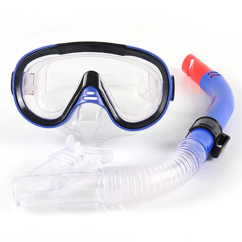 oem Adult diving equipment scuba Diving Mask ank snorkel Tube Shockproof Anti-fog Swimming Goggles Underwater Snorkeling mask