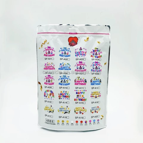 OEM custom print aluminum plastic stand up packing pouch for universal/custom Balloon Bag with Zipper
