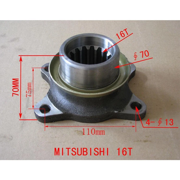 OEM MC803259 truck stainless and cartbon steel flange assy 16T for mitsubishi fv415