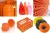 Import Orange Carrort color  masterbatch Orange Red Color Masterbatch Addictive for PP PE Plastics from China