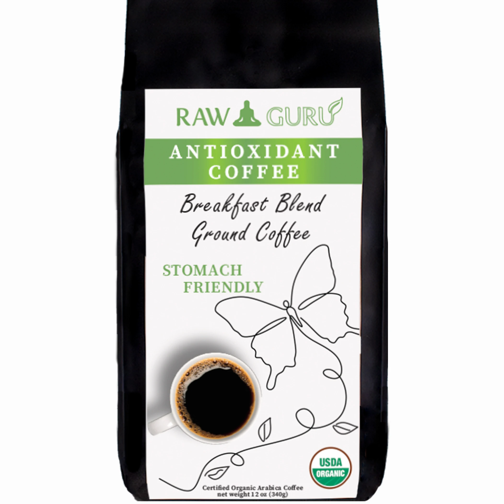 Organic Antioxidant Ground Coffee - 12oz