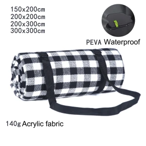 Outdoor Acrylic waterproof camping picnic mat blanket