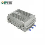 Outdoor CATV 4 way optical node, fiber optic equipment