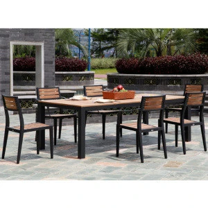 outdoor furniture teakwood dining table set