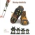 Import Outdoor Safety 10 Studs Anti Skid Elastomer Climbing Shoes Spikes Grips Ice Crampons from China