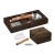 Import Outdoor Travel Square Cigar Ashtray Wooden with Cutter and Punch from China
