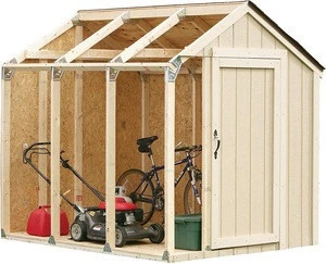 outdoor wooden garden bike large space storage shed fir