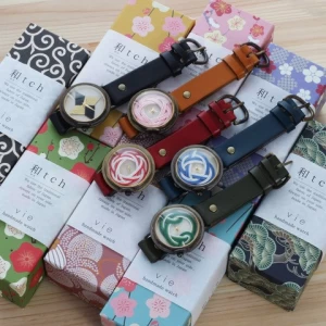 Package made of Japanese washi paper fashion branded watch jewelry