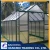 Import PC polycarbonate sheet outdoor green houses aluminum frame garden greenhouse from China