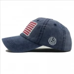 PCC001 Fashionable American Flag Camouflage Baseball hat Men's Women's Rebound hat Army American Flag
