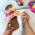 Import PDEP 2021 Summer Mixed Colors Slippers Tie Dye Sandals Fashion Women Flip Flops Cute Slippers Rainbow Bow Slides for Women from China