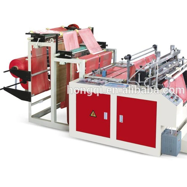 PE Hot Cutting Bag Making Machine Sealing Machine Shopping Bag Plastic Video Technical Support Free Spare Parts 800-1000mm