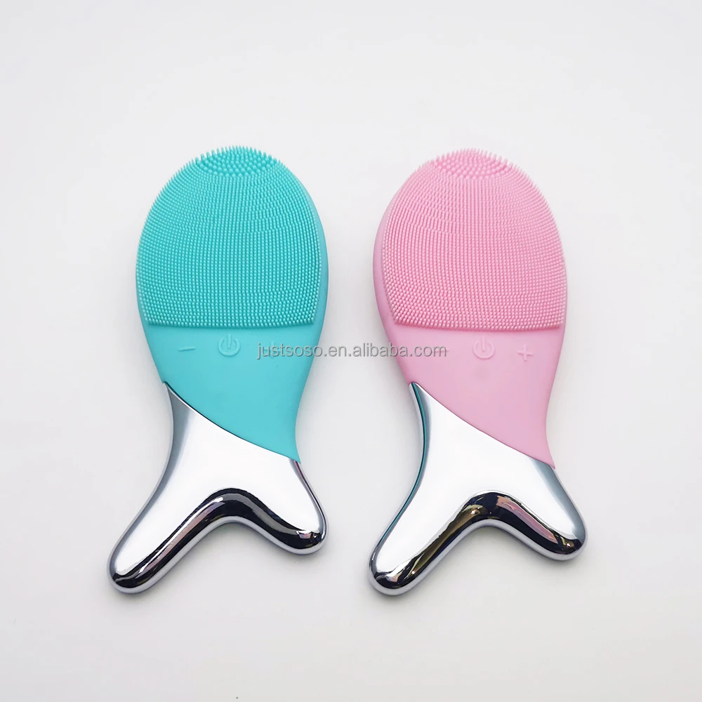 Personal skin care face cleaning device electric deep skin pore cleansing silicone facial clean brush set face brush