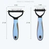 Pet comb with double-sided open knot comb cleaning and beauty tools for hair removal