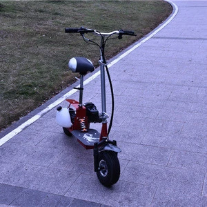 Petrol scooter with motorcycle gas tanks and other 50cc scooters