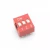 Piano Type Side Dial Dip Switch 2.54mm 4 Position Dp-04 Switch 4p 8pin 4 Way Red dip Switch