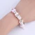 Import Pink Crystal Charm Color Bracelets & Bangles for Women With Aliexpress Murano Beads Silver Bracelet Femme Jewelry from China