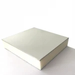 PIR hvac duct panel material with double - sided purification of color steel  insulation and fireproof board