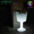 Plastic 16 colors changing led ice bucket led lighting vodka bottle ice bucket rechargeable led ice bucket for parties and event
