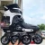 Import Plastic fiber glass professional adult man 4 wheels inline roller skates from China