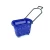 Import plastic shopping basket with wheels in stock from China