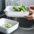 Import Plastic Vegetable And Fruit Washing Kitchen Drain Basket Square Shape Basket from China