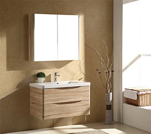 Poland high end MDF furniture for bathroom with mirror cabinet