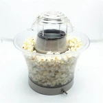 Popcorn machine,Measuring Cup and Removable Lid and bowl  Hot air popcorn maker Popper Electric Machine Maker