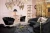 Import Popular design modern living room black velvet fabric sofa from China