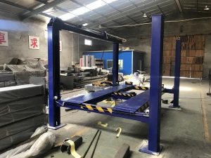 portable 4 post car lift equipment for garage four post car parking lift