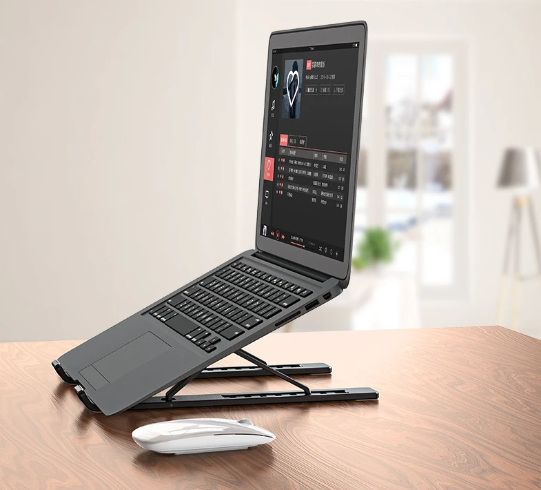 Portable Foldable Computer Notebook Base Para Support Cooling Bracket Riser Soporte Holder Laptop Stand for Lap Top