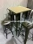 Import portable outdoor standing high height long narrow industrial or marble top bar table and stools from China