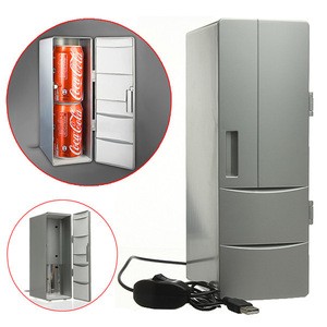Portable USB Mini Freezer Mini Refrigerator Car Fridge Freezer Drink Cans Freezer
