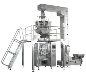 Potato chips automatic packaging machine with 10 multi heads weigher VFC250G