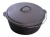 Import pre-seasoned cast iron round dutch oven with steel handle measuring 37x23cm from China
