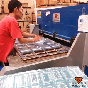 precision automatic plastic box making / cutting machine