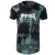 Import Printing men O neck seamless multi-colored design muscle fitness t shirt gym athletic clothing from China